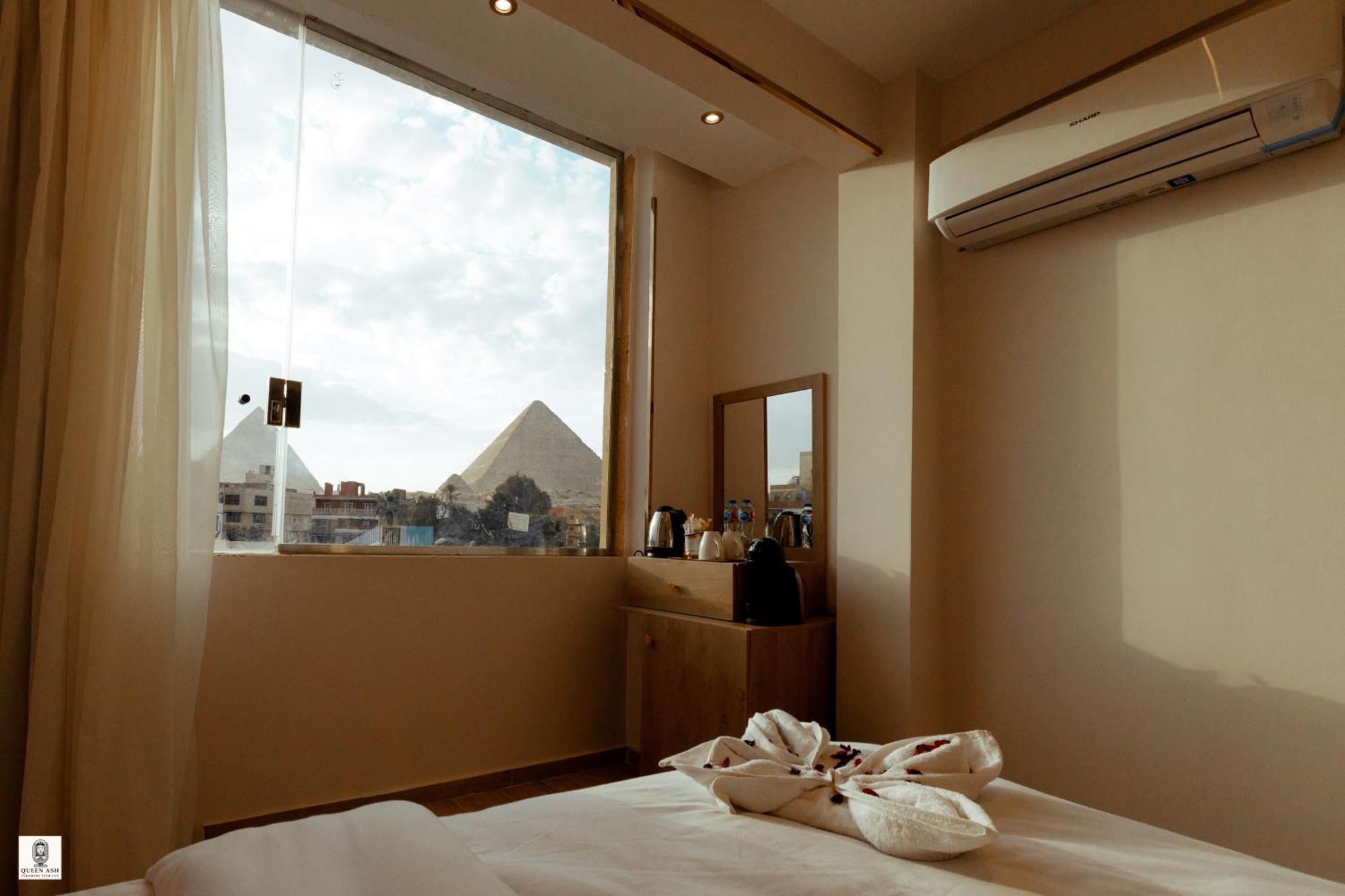 Queen Ash Pyramid View Inn Kafret el-Gabal エクステリア 写真