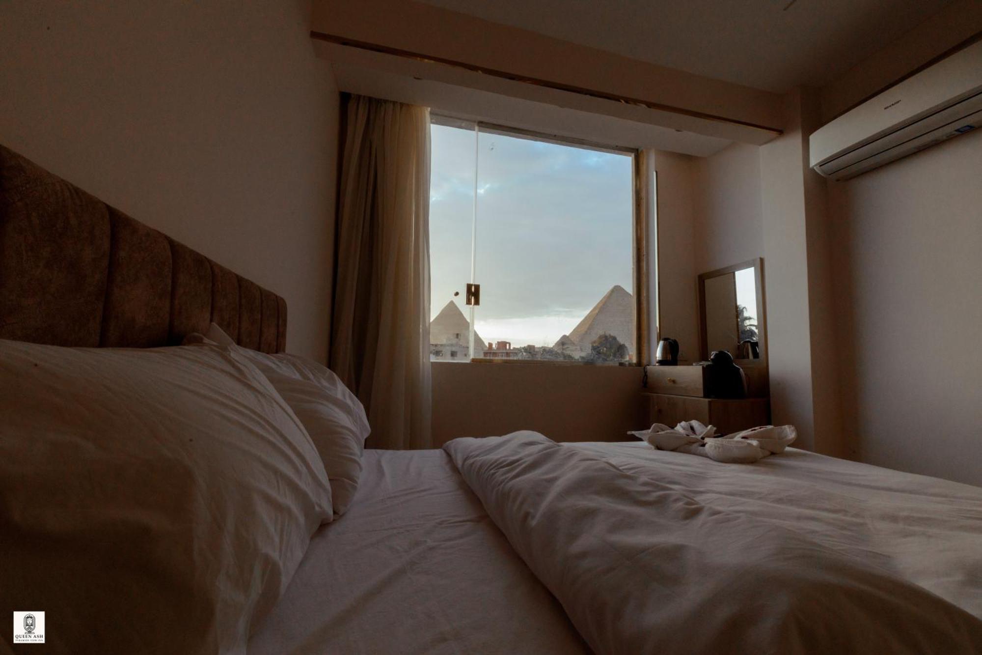 Queen Ash Pyramid View Inn Kafret el-Gabal エクステリア 写真