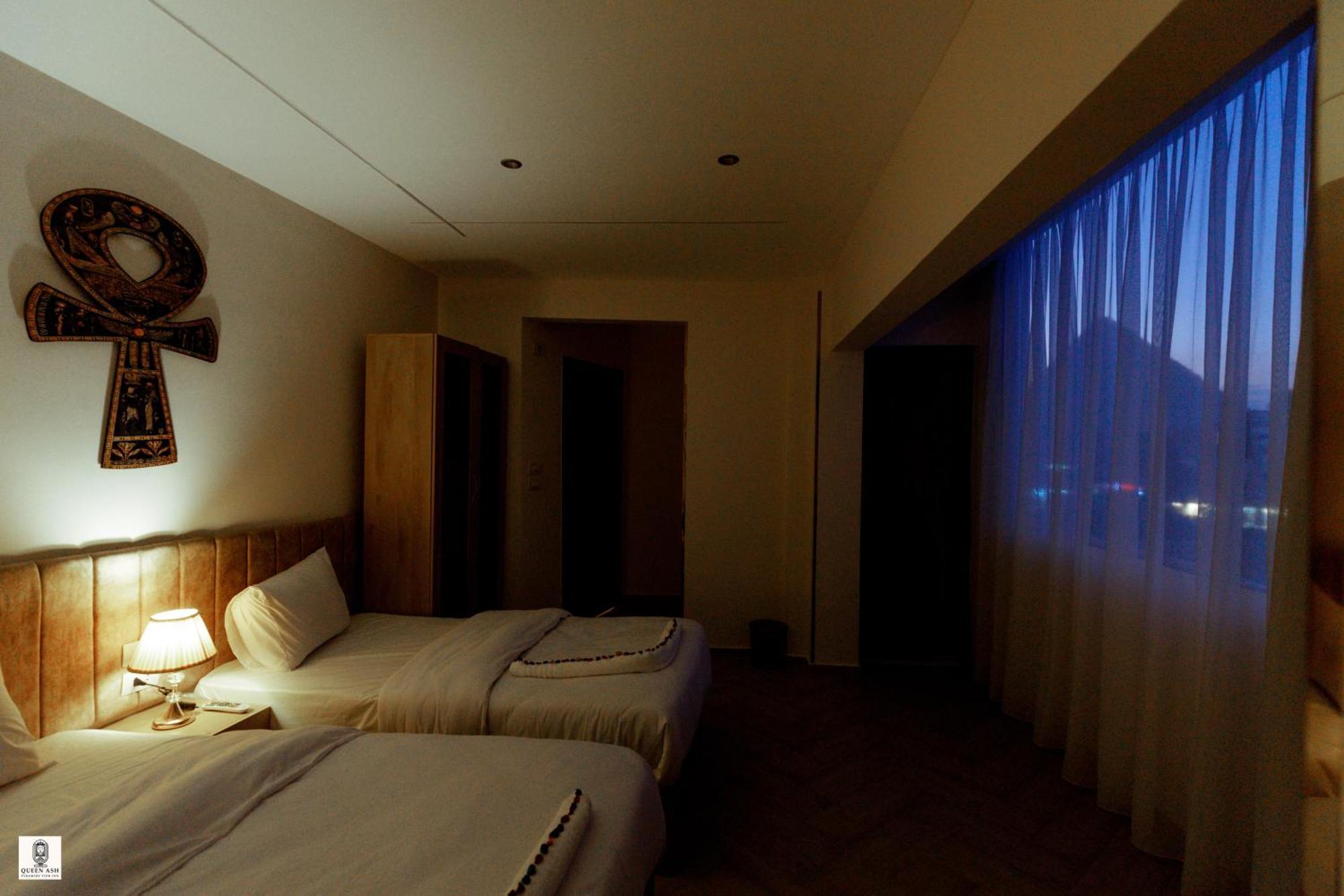 Queen Ash Pyramid View Inn Kafret el-Gabal エクステリア 写真