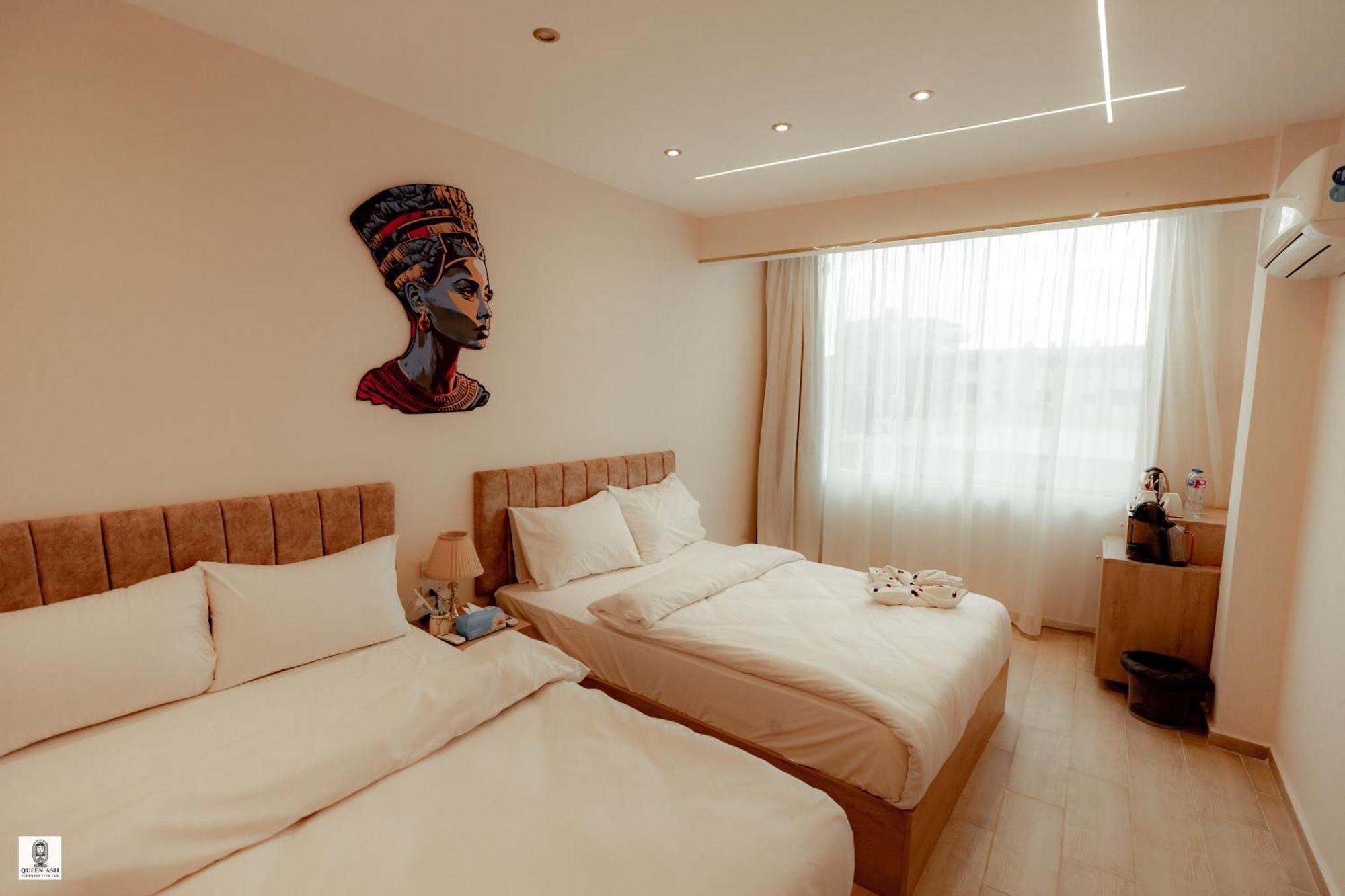 Queen Ash Pyramid View Inn Kafret el-Gabal エクステリア 写真