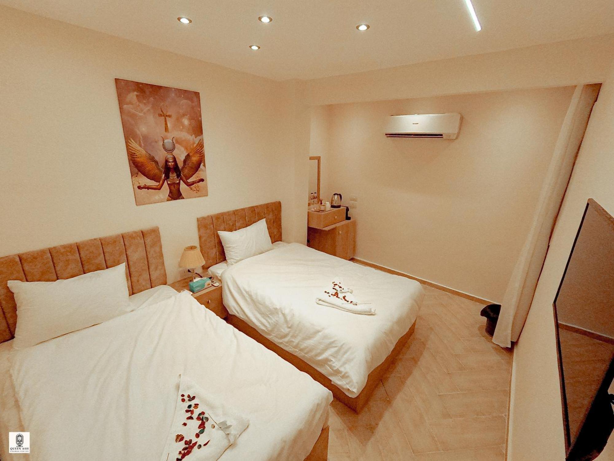 Queen Ash Pyramid View Inn Kafret el-Gabal エクステリア 写真
