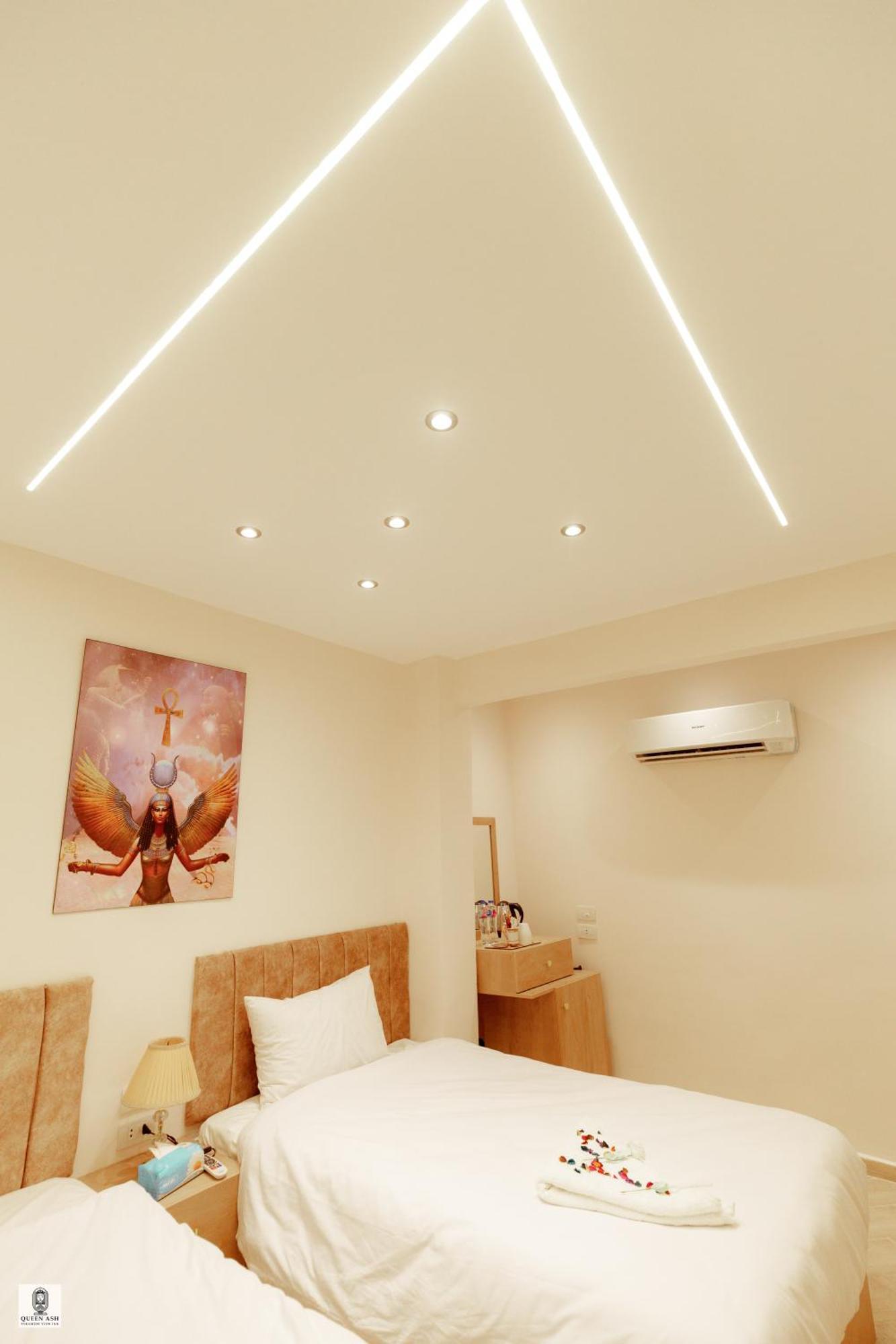 Queen Ash Pyramid View Inn Kafret el-Gabal エクステリア 写真